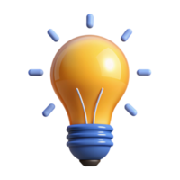 radiant artistic Minimalist line art of a lightbulb. Clean lines, flat color, with Scalable Design. exclusive png