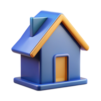 acclaimed victorian Stylized house icon with a triangular roof. Crisp edges, flat color with Scalable Design. sharp png