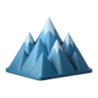 notable artistic Minimalist line art of a mountain range. Clean lines, flat color, with Scalable Design. 4K png