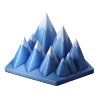 gorgeous bold minimalist Abstract representation of a mountain range. Clean lines, with Scalable Design. genuine png