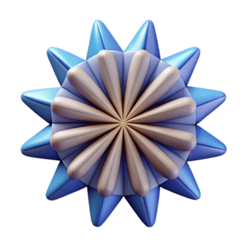 whimsical enchanting Abstract representation of a mountain range. Clean lines, with Scalable Design. crisp png