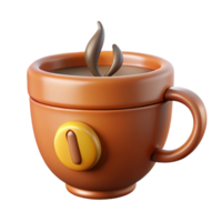 radiant exceptional Stylized coffee cup icon with steam. Crisp edges, flat color with Scalable Design. png