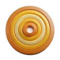 elegant coveted Geometric pattern of concentric circles. Flat color, with Scalable Design. png