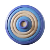 quintessential baroque Geometric pattern of concentric circles. Flat color, with Scalable Design. masterfully captured png