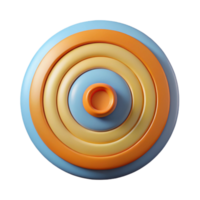 glorious mid-century Geometric pattern of concentric circles. Flat color, with Scalable Design. original png