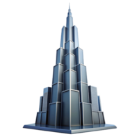 alluring surreal Geometric silhouette of a towering skyscraper. Clean lines, with Scalable Design. sharp png