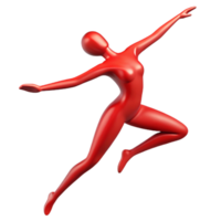 enchanting remarkable Silhouette of a graceful dancer. Minimal, single-weight stroke with Scalable Design. png