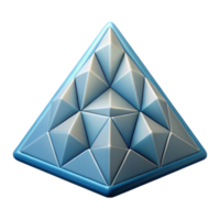 esplêndido notável geométrico triângulo mosaico, fresco arestas, peso único AVC, com escalável Projeto. png