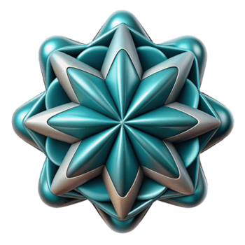 splendid nordic Symmetrical monoline abstract shape with geometric design and with Scalable Design. high resolution png