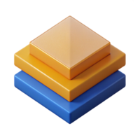 captivating modern Geometric silhouette of a pyramid. Flat color, single-weight stroke with Scalable Design. museum quality png