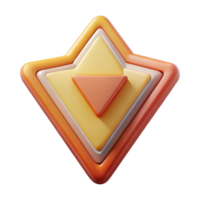sumptuous urban Triangular badge with a symmetrical geometric pattern. Flat color, clean lines, minimal design with Scalable Design. genuine png
