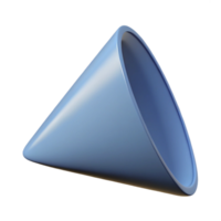 whimsical magnificent Geometric silhouette of a cone. Single-weight stroke, with Scalable Design. exclusive png