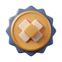 hypnotic unforgettable Circular badge enclosing three overlapping squares. Flat color, clean lines, minimal design with Scalable Design. png