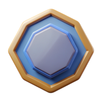 pristine sought-after Octagonal badge with a single-weight stroke border. Scalable, crisp edges, flat color with Scalable Design. png