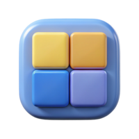 impressive peaceful traditional Square badge divided into four equal quadrants. Flat color, crisp edges, clean lines with Scalable Design. top-tier png