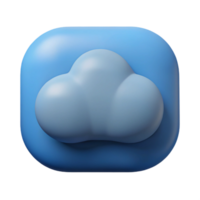 bold vibrant Square-shaped cloud with rounded corners. Single-weight stroke, flat color with Scalable Design. elite png