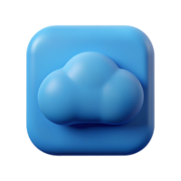 serene tropical Square-shaped cloud with rounded corners. Single-weight stroke, flat color with Scalable Design. original png