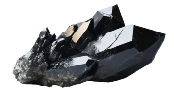 Close-up view of a complex mineral cluster. png
