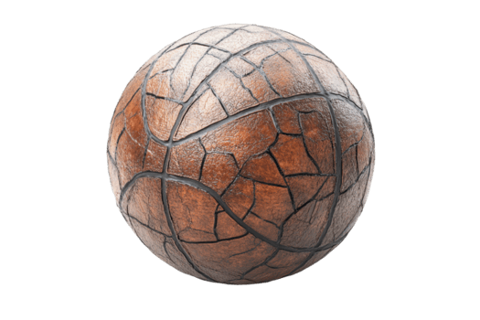 un esférico objeto con intrincado patrones y texturas png