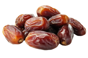 A cluster of dried dates in close-up view. png