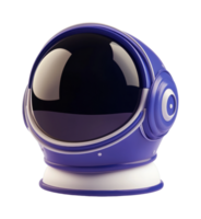 Futuristic purple space helmet with reflective visor png