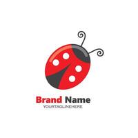 ladybug icon illustration design , vector