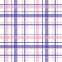 Cozy and warm check pattern on soft textile. vector