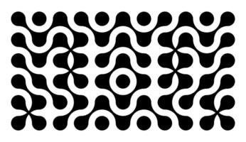 Set black metaballs isolated on white background.Modern contemporary geometric shapes and elements vector