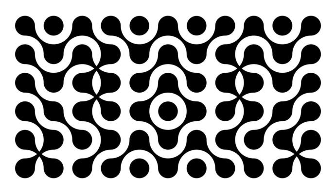 Set black metaballs isolated on white background.Modern contemporary geometric shapes and elements
