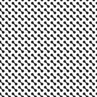 Seamless pattern with black metaballs on a white background. Modern contemporary geometric shapes and elements. vector