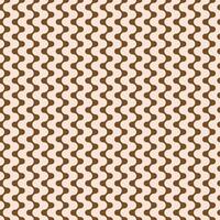 Seamless pattern with brown wavy metaballs on a beige background. Modern contemporary geometric shapes and elements. vector