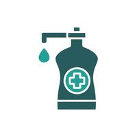 sanitizer icon linear style sign for use web design,logo.Symbol illustration. vector