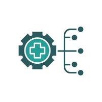 ai healthcare icon sign for use web design,logo.Symbol illustration. vector