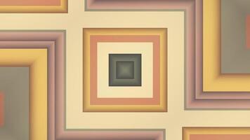 Elegant abstract background with a geometric pattern of gently moving layered cutout squares. Full HD and looping bright stylish animation. video