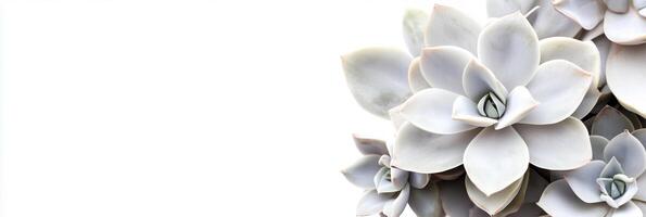 Graptopetalum with white space, photorealistic Graptopetalum plant, isolated on white Graptopetalum photo