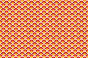 Repeating of abstract wave circle background. vector