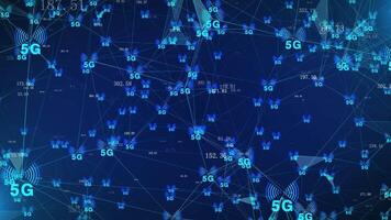 5g network signal-propagation and-data-nodes video