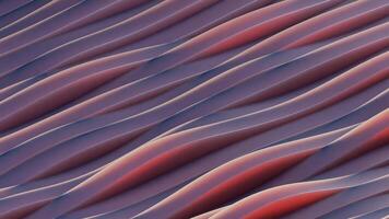 3d rendering slow motion abstract wave animation background video