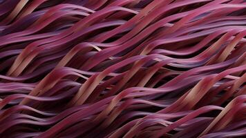 Smooth flowing 3d abstract wave background animation video
