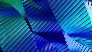 Blue abstract background with lot of lines and shapes. Loop animation video