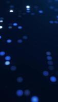 Animated background with blue halftone dots on a dark backdrop. Perfect for modern projects, tech themes, or stylish digital displays. Loop-ready and visually clean. 4k 60fps. video