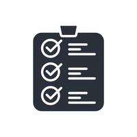 tasks icons flat solid style vector