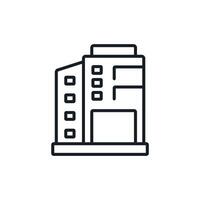 office icons line Flat style design vector