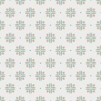 Minimalistic Seamless pattern with geometric floral motif. Pastel colored background design for fabric, textiles, home decor vector