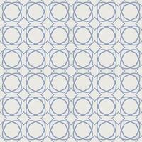 Geometric seamless pattern with interconnected blue lines forming octagons and rhombus. Subtle ornate background with diamonds shapes for wallpaper, textiles, graphic design vector