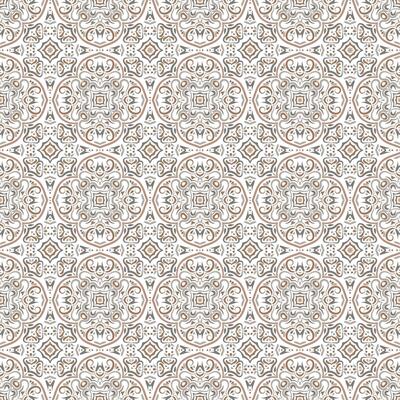 Lace seamless pattern in classic ornamental style. Intricate baroque background for wallpapers, textiles, decoupage, linen, silk, tile
