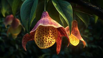 A flower with spots photo