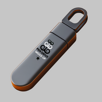 Micro Pen drive mock up created for memory backup and smooth USB Pen drive mock up design psd