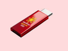 Tech savvy Pen drive mock up ideal for electronic data and secure Pen drive mock up use psd