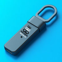 Clean Pen drive mock up with minimal style used for brand USB Pen drive mock up template psd